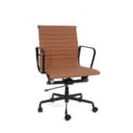 Silla Goetz Piel Respaldo Bajo