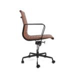 Silla Goetz Piel Respaldo Bajo