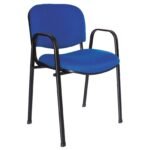 Silla Iso con Brazos color azul