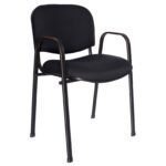 Silla Iso con Brazos color negro