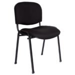 Silla Iso Tapizada color negro