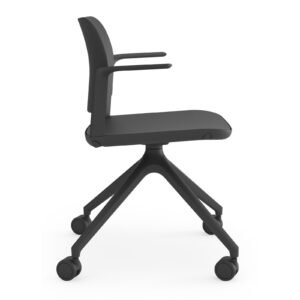 Silla Ciao con Brazos OHS-11CB color negro