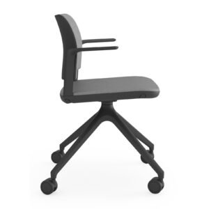 Silla Ciao con Brazos OHS-12CB color negro