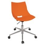 Silla Shell OHS-37 color naranja