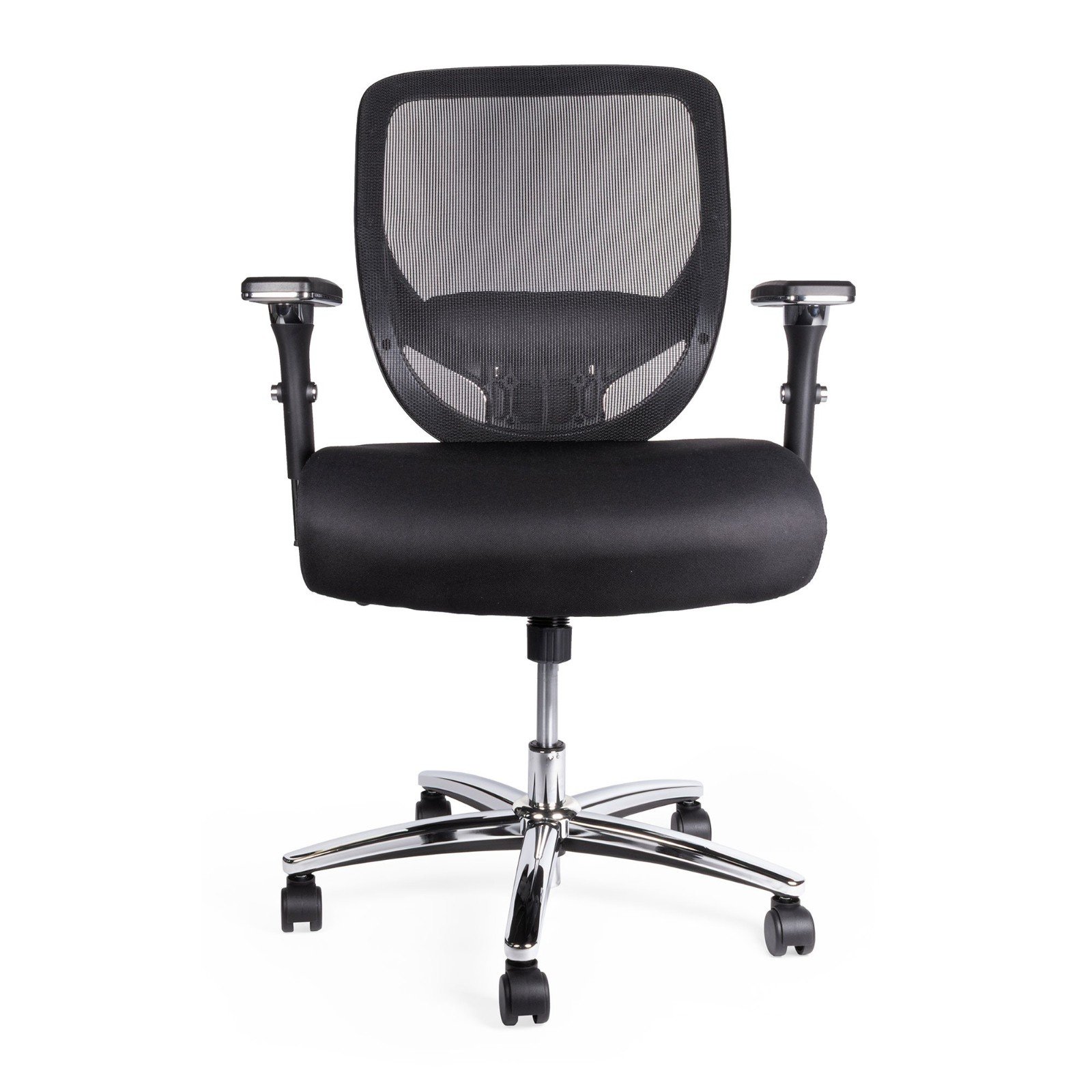 OHS-41negroFrente-cuadrada Silla Wide color negro