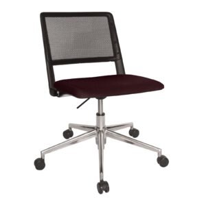Silla Revolution Tapizada color vino