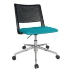 Silla Revolution Tapizada OHS-87AL color turquesa