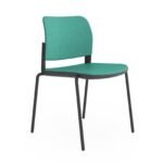 Silla Ciao Tapizada Visitante color negro