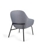 Silla Fabrizia Lounge color gris