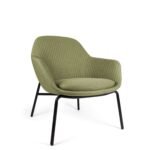Silla Fabrizia Lounge color verde