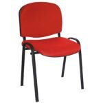 Silla Ellitico Tapizada color rojo