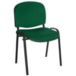 Silla Ellitico Tapizada color verde