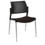 Silla Kyos Cromada color negro
