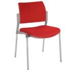 Silla Kyos Tapizada color rojo