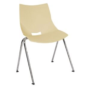 Silla Shell Visitante color beige