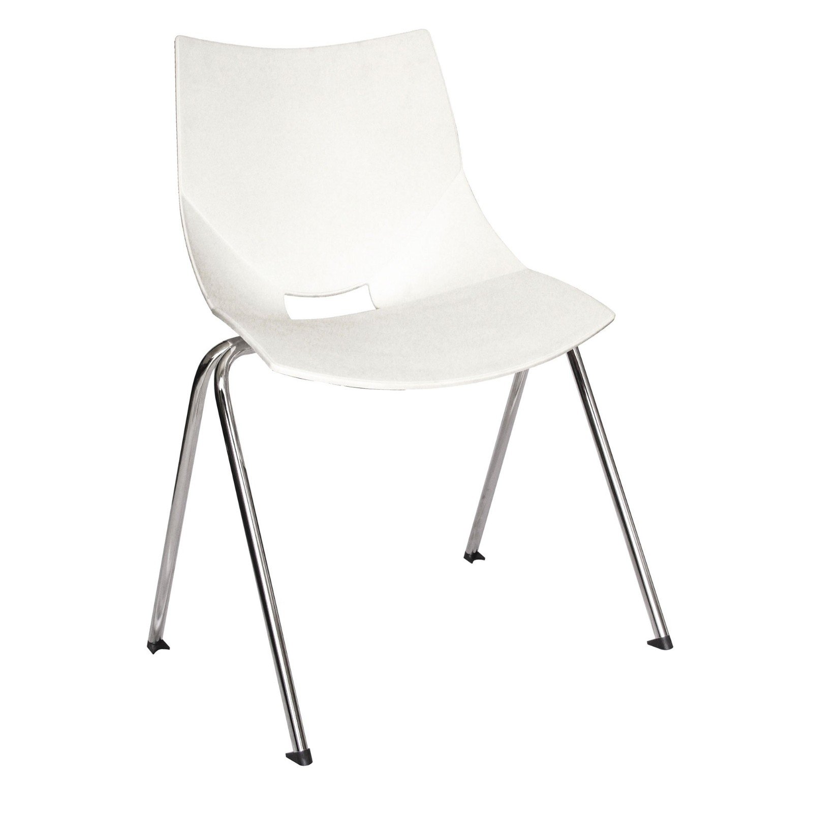 OHV-37blanco-cuadrada Silla Shell Visitante color blanco