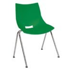 Silla Shell Visitante color verde