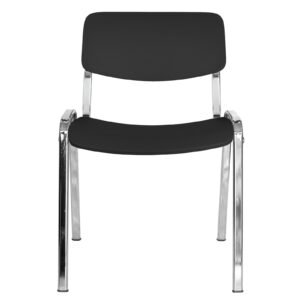 Silla Milk Cromada color negro