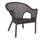 Silla Iris color chocolate