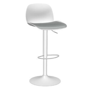 Banco Koln Tapizado color blanco