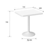 Mesa Oulo 75cm, 96cm y 106cm de altura