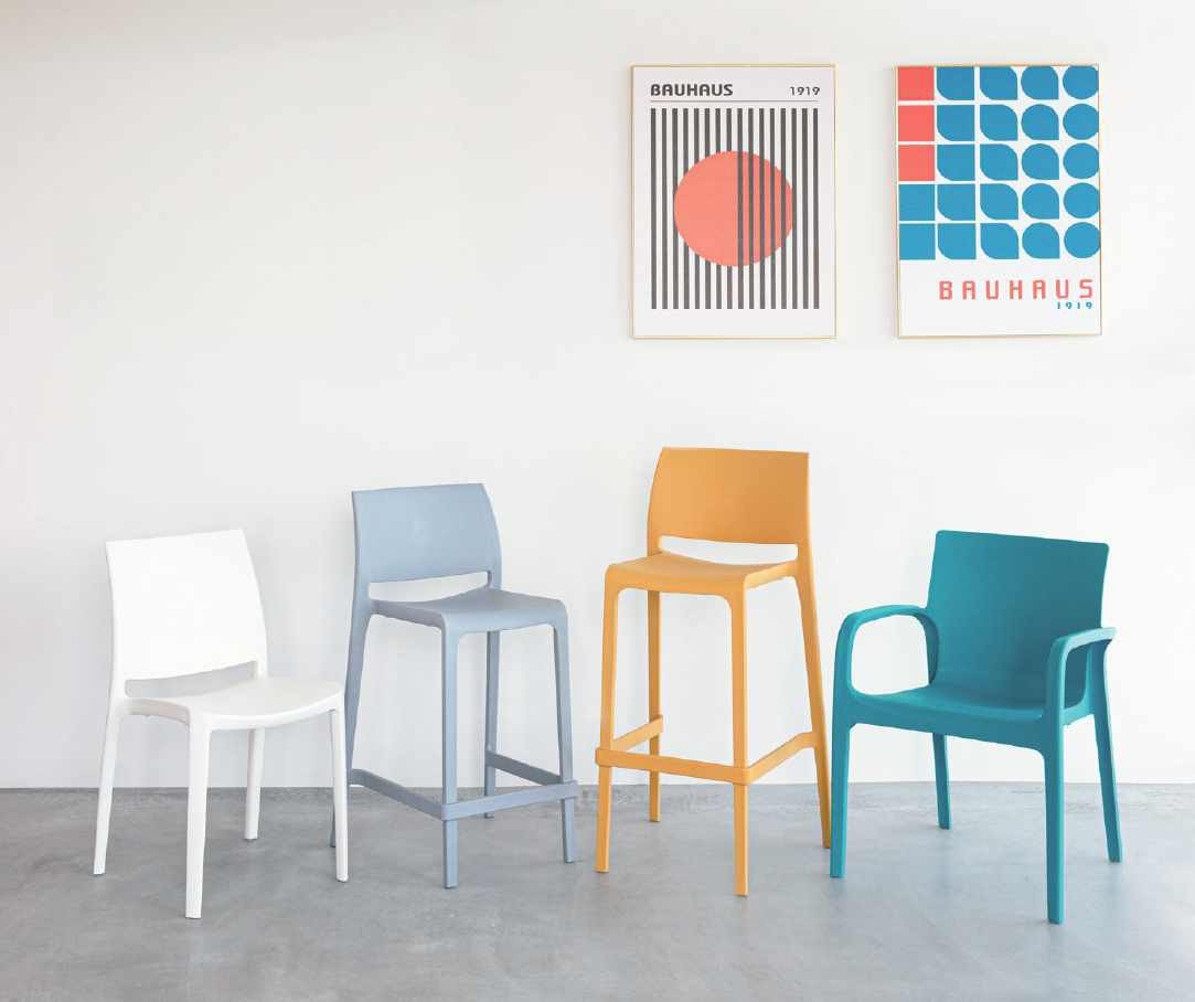 Silla Sensilla y Bancos Sensilla de colores